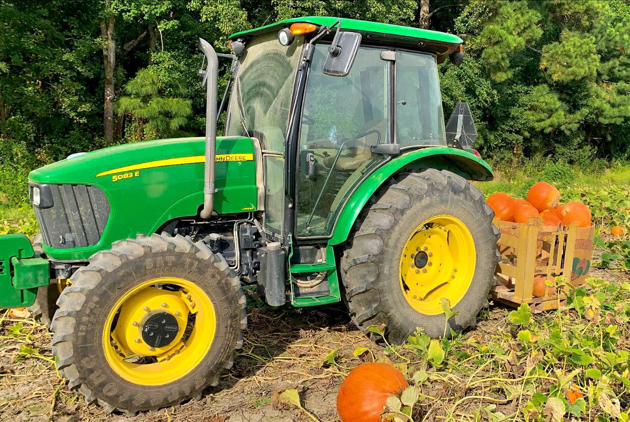 Tractor at Bunn Family Farms
