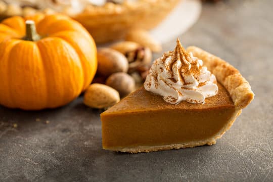 Homemade pumpkin pie recipe